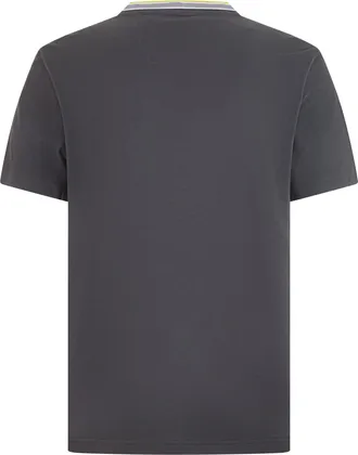 HUGO BOSS Mens T-Shirt Dark Grey Cotton T-Shirts And Polos