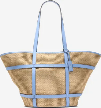 Cole Haan Womens Key West Tote Bag - Blue