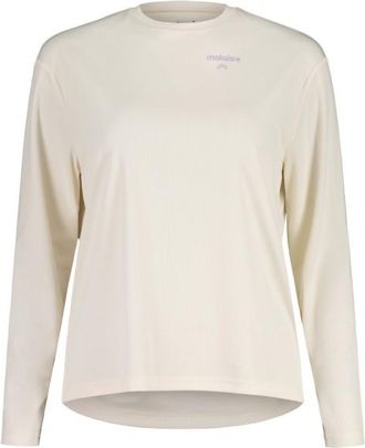 Maloja LoganM. Funktionsshirt f&uuml;r Damen | beige/wei&szlig;