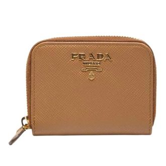 Prada Pre-owned Wallets, female, Brown, Size: ONE SIZE Pre-owned 1Mm268 Coin case