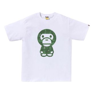 A Bathing Ape Bitmap Big Baby Milo Tee White 2K80-110-009-WHITE