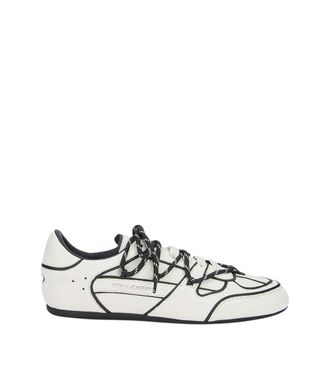 Dolce & Gabbana White Graphic Contrast Sneakers