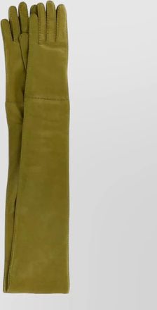 Prada nappa gloves long length stitch detailing
