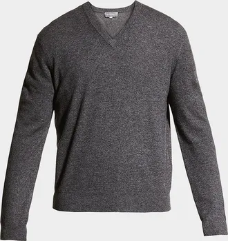 Neiman Marcus Men & apos;s Wool-Cashmere Knit V-Neck Sweater