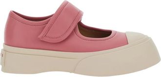 Marni Mary Jane Sneakers - Dames - Nette schoenen - Roze - 36 EU - Leer - Schoenen