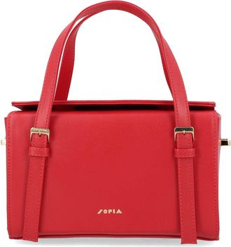 Vix Black Mini Belmondo Calf Leather Tote Bag