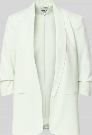 Only Regular Fit Longblazer mit 3/4-&Auml;rmeln Modell ELLY in Mint, Gr&ouml;&szlig;e 34