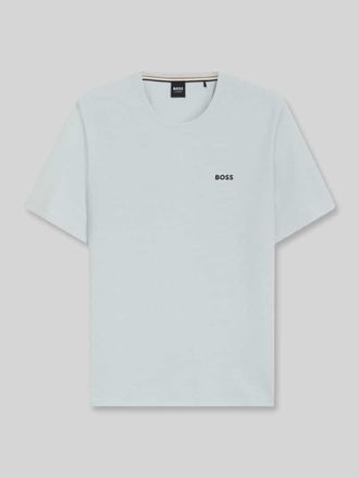 HUGO BOSS Regular Fit T-Shirt aus Baumwoll-Mix in Hellblau, Gr&ouml;&szlig;e XXL