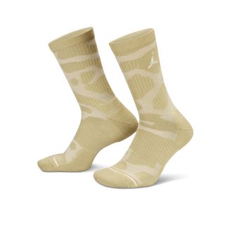 Nike Jordan Everyday Cushioned Crew Socks (1 Pair) in Brown | FZ2017-215