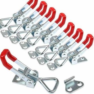 OEM 8 Pezzi Cricchetti Rapidi Gh-4001 - Capacit&agrave; Di Blocco 165kg (363,7 Lbs) - Per Fissaggio Rapido E Sicuro - Graffette Di Serramento Universali
