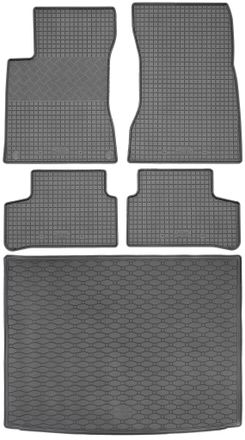 OEM Juego De Alfombrillas De Goma Para Coche Y Alfombrilla Para Maletero Para Mercedes Gla Ii Crossover (a Partir De Diciembre De 2019)