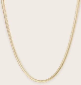 AllSaints Brass Eden Chain Necklace, Size: One Size