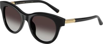Dolce & Gabbana DG4518 501/8G Womens Sunglasses Black Size 52