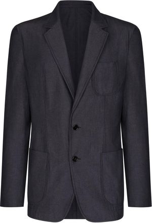 Dolce & Gabbana Portofino virgin wool blazer - men - Elastane/Nylon/Nylon/Virgin Wool - 52 - Blue