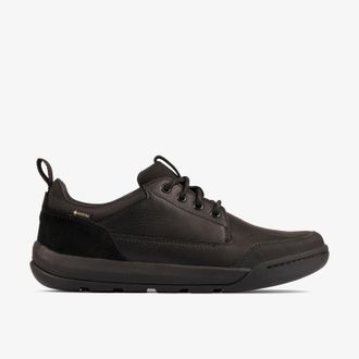 Clarks AshcombeLoGTX Black Leather Schoenen