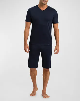 Hanro Men & apos;s Night Selection Short Pajama Set