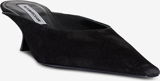 Victoria Beckham Pantoletten mit Absatz aus Wildleder Sloan 45