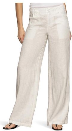 Sanctuary Relaxed Linen Arden Womens Clothing Bleached White : 30 32, Cotton/Linen/Polyester