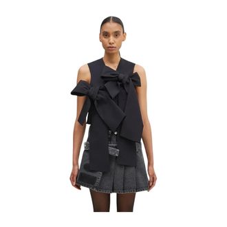 AMBUSH Ambush - Ribbon Vest - Dames - Jassen - Blauw - Maat: M Wol