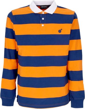 The Hundreds Long Sleeve Polo Shirt - Heren - Polos - Veelkleurig - L - Katoen - Tops