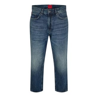 HUGO BOSS Hugo Herenjeans met vervaagde look (Marine)