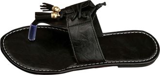 Generic Spring Summer Large Size Women Flat Sandals Fashion Beach Bll Line Footwear Comfortable Casual Outdoor Walking Slip On Design Lightweight Flexible Sol