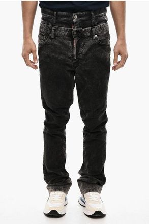 Dsquared2 Pantaloni in Velluto a Coste a 5 Tasche taglia 48