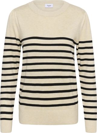 Saint Tropez Strickpullover »MilaSZ LS Striped«