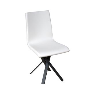 Itamoby Itamoby - Sedia roma Con Gambe In Legno Color Antracite Per Arredamento Casa -bianco