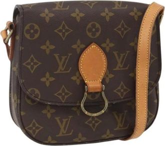 Louis Vuitton Pre-owned Cross Body Bags, female, Brown, Size: ONE SIZE Pre-owned Vintage Canvas Cross Body Bag