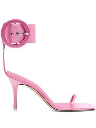 The Attico 85mm Last Night buckled-strap sandals - Pink