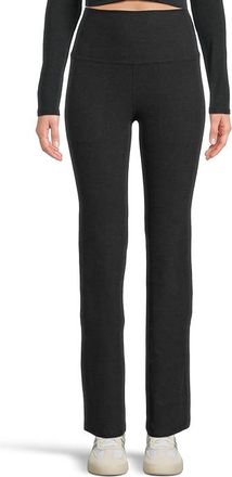 Beyond Yoga Spacedye High-Waisted Practice Pocket Bootcut Pants Womens Clothing Darkest Night : XS (US Womens 2-4), Elastane/Polyester