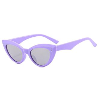 Generic Mens Outdoor Sports Sunglasses Small Frame Womens Driving Sun Glasses(Purple)