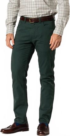 Duck Head Shoreline Twill 5-Pocket Pants In Spruce Green