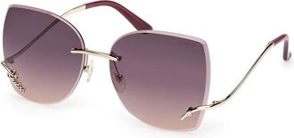 Guess GU00269 32Z Womens Sunglasses Gold Size 60