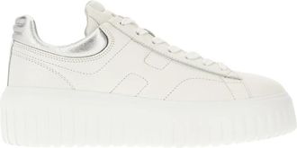 Hogan H Stripes Lace-Up - Dames - Sneakers - Wit - 38 EU - Leer - Schoenen