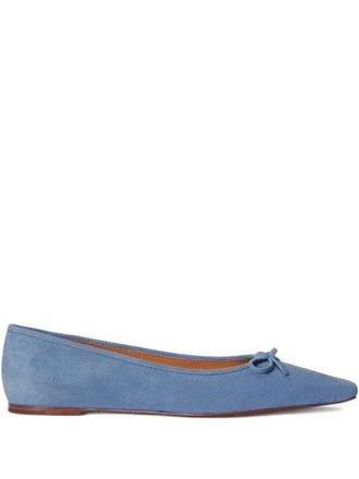 Polo Ralph Lauren Ballerinas met puntige strik - Blauw