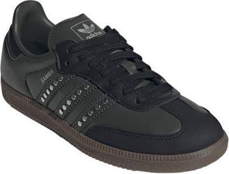 adidas Gender Inclusive Samba OG Sneaker in Black/Earth/Gum at Nordstrom, Size 10.5 Womens