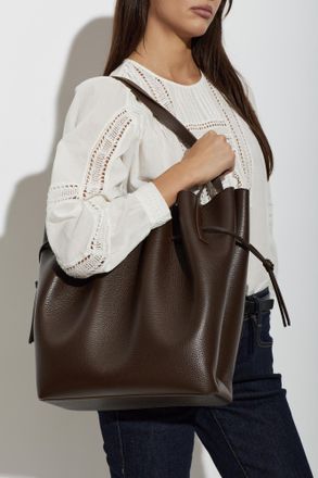Yuzefi Scallop Bag, Womens, Brown