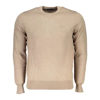 North Sails Round-neck Knitwear, male, Beige, Size: 2XL Round-neck Knitwear