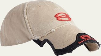 Balenciaga Mens Double Unity Baseball Cap