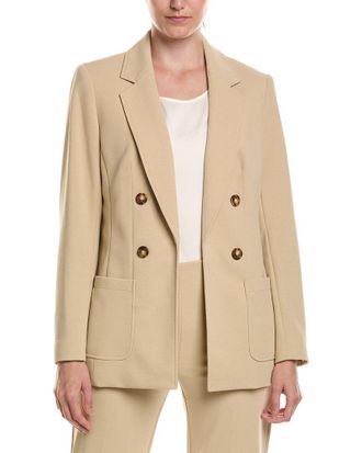 Anne Klein Faux Double Breasted Jacket
