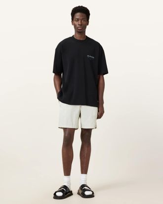 AllSaints Polyamide Soleil Swim Shorts, Size: XXL