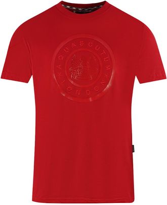 Aquascutum London Circle Logo Red T-Shirt