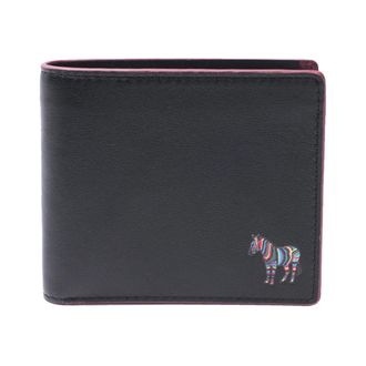 Paul Smith Zebra Patch Billfold W/coin - male - Paul Smith - Wallets & Cardholders - Black - ONE SIZE - Accessories