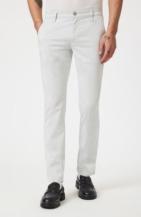 Mavi Milton Slim Fit Twill Pants in Stone City Smart at Nordstrom, Size 32 X 32