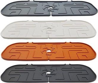 OEM Alfombrilla De Silicona Para Grifo, Paquete De 4 Protectores Contra Salpicaduras Para Fregadero, Alfombrillas Impermeables Para Grifo De Ba&ntilde;o