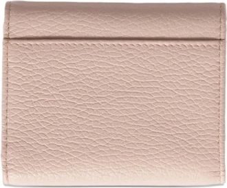 Miu Miu Portafoglio in pelle con placca logo - Rosa