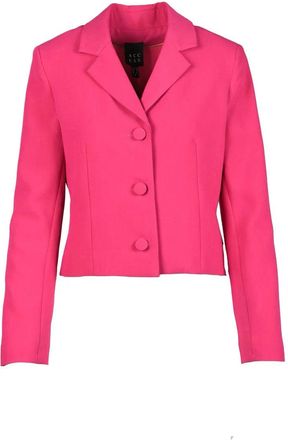 Access Fashion Fuchsia Recycled Polyester Viscose Spandex Jacket