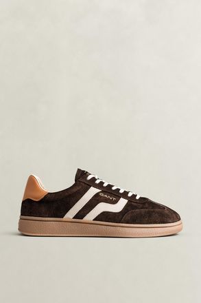 GANT Men Cuzmo Suede Sneakers (41) DARK BROWN